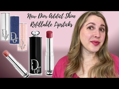 DIOR Addict Refillable Hydrating Shine lipsticks SWATCHES in