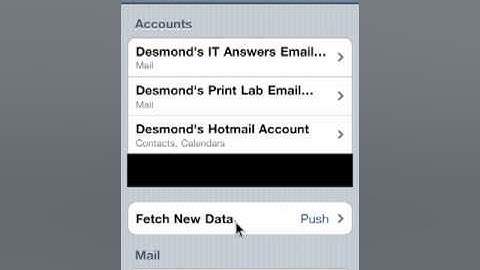 Instructional Video to setup POP Email Account in iPhone