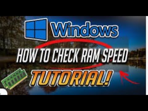 How to Check RAM Speed in Windows 10/8/7 - YouTube