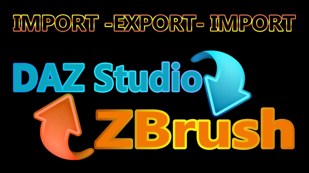 export daz3d to zbrush