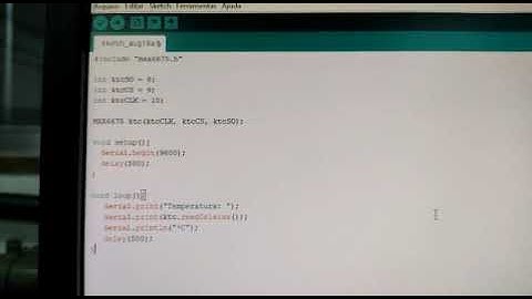 Arduino -  Temperatura Código