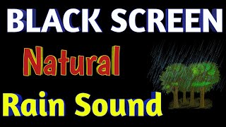 [Try Listening for 3 Minutes] RAIN SOUNDS for Deep Sleeping DARK SCREEN &amp; BLACK SCREEN THUNDERSTORM