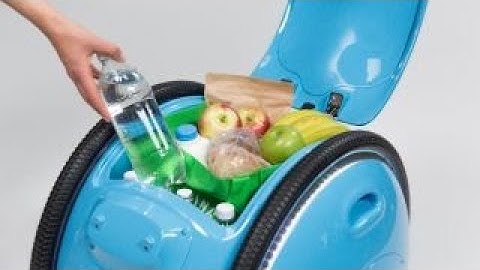 Hate carrying groceries? Vespa created a new robot that does it for you