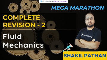 Mega Marathon session on Fluid Mechanics Complete Revision (Part 2) | GATE/ESE 2022 | Shakil Pathan