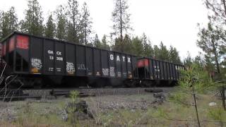 114 car GATX unit train @ Overlook, WA