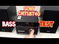 SONY CMT-SBT40 | Bass Sound Test