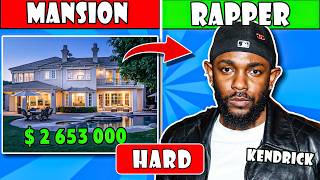 Guess The Rapper By Their Mansion🏡⭐💲 | 99% will Fail | HARD VERSION | Rap Quiz 2024 | The Quiz Mania