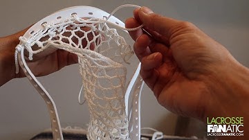 Lacrosse Fanatic Stringing Tutorial - Pt 1 (Top String)