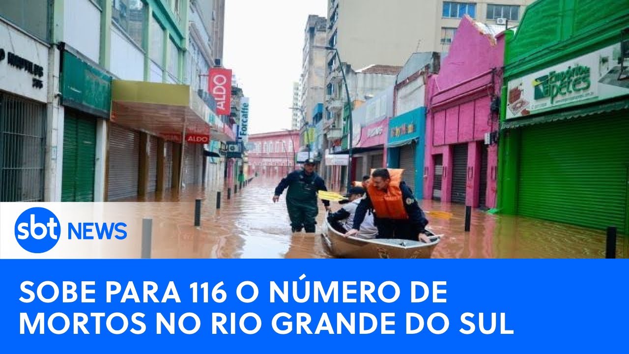 AO VIVO: Volta a chover no Rio Grande do Sul; número de mortos chega a 116 #riograndedosul