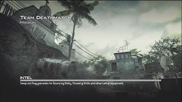 MW3 Mission cross map throwing knife