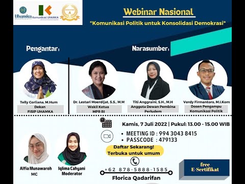 Webinar Nasional 'Komunikasi
