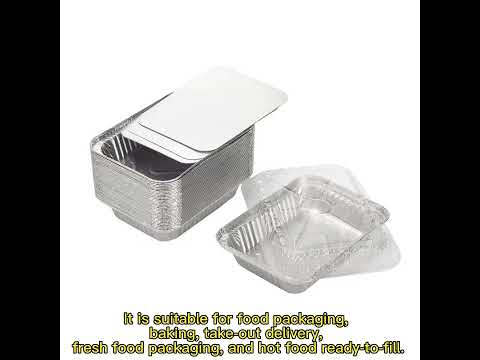 Disposable Food Packaging Aluminium Foil Containers