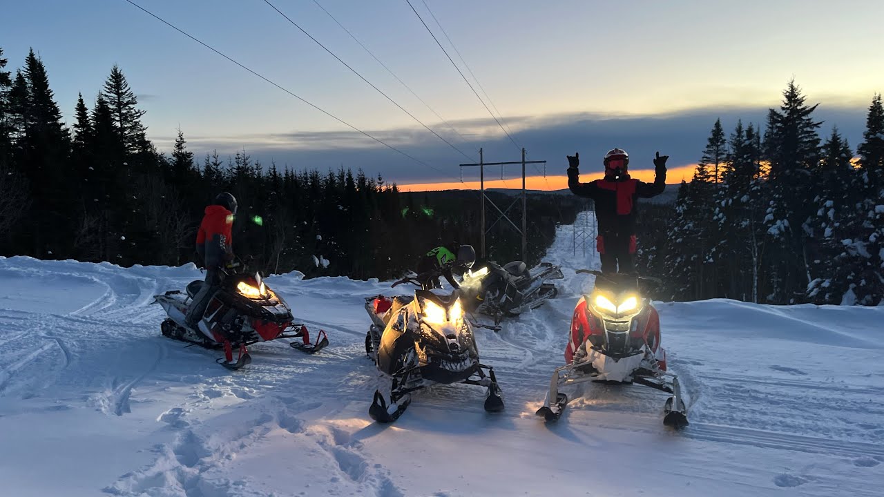 3 POLARIS vs 1 SKI-DOO | POWER LINE RIDING