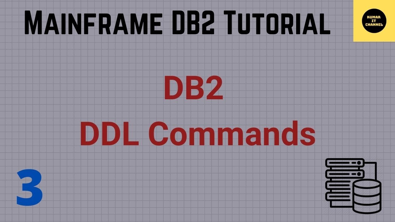 DDL Commands in DB2 - Mainframe DB2 Tutorial - Part 3 (Volume Revised ...