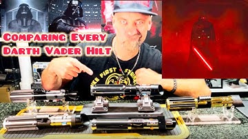 Comparing Every Darth Vader Lightsaber Rogue One 89Sabers Proffie Neopixel EP3 Ep4 Ep5 Ep6