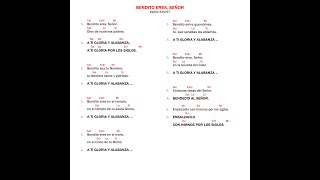 Bendito eres Señor