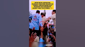 Ajudan Pak Prabowo versi Rizki Irmansyah 🥶‼️#shorts #short #prabowo