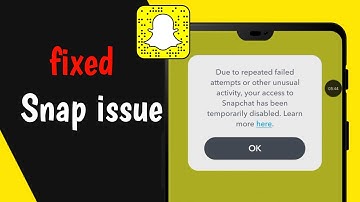 Snapchat Account Temporarily Disabled Fix | How to Recover Snapchat Access
