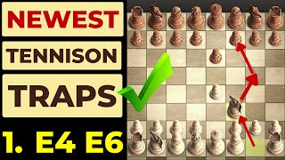 Coolest Tennisson Gambit Traps to Destroy e6 (Anti-French Defense) 👁️👁️