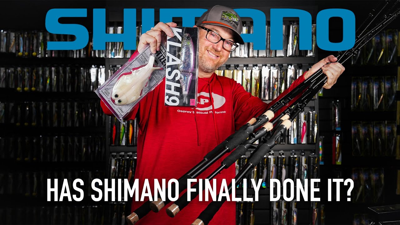 Shimano Swimbait Rods For Every Swimbait You Need!! New Shimano Outlier Swimbait Rods!