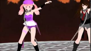 Mmd X Utau Magnet Koshina Maki And Kinami Yame
