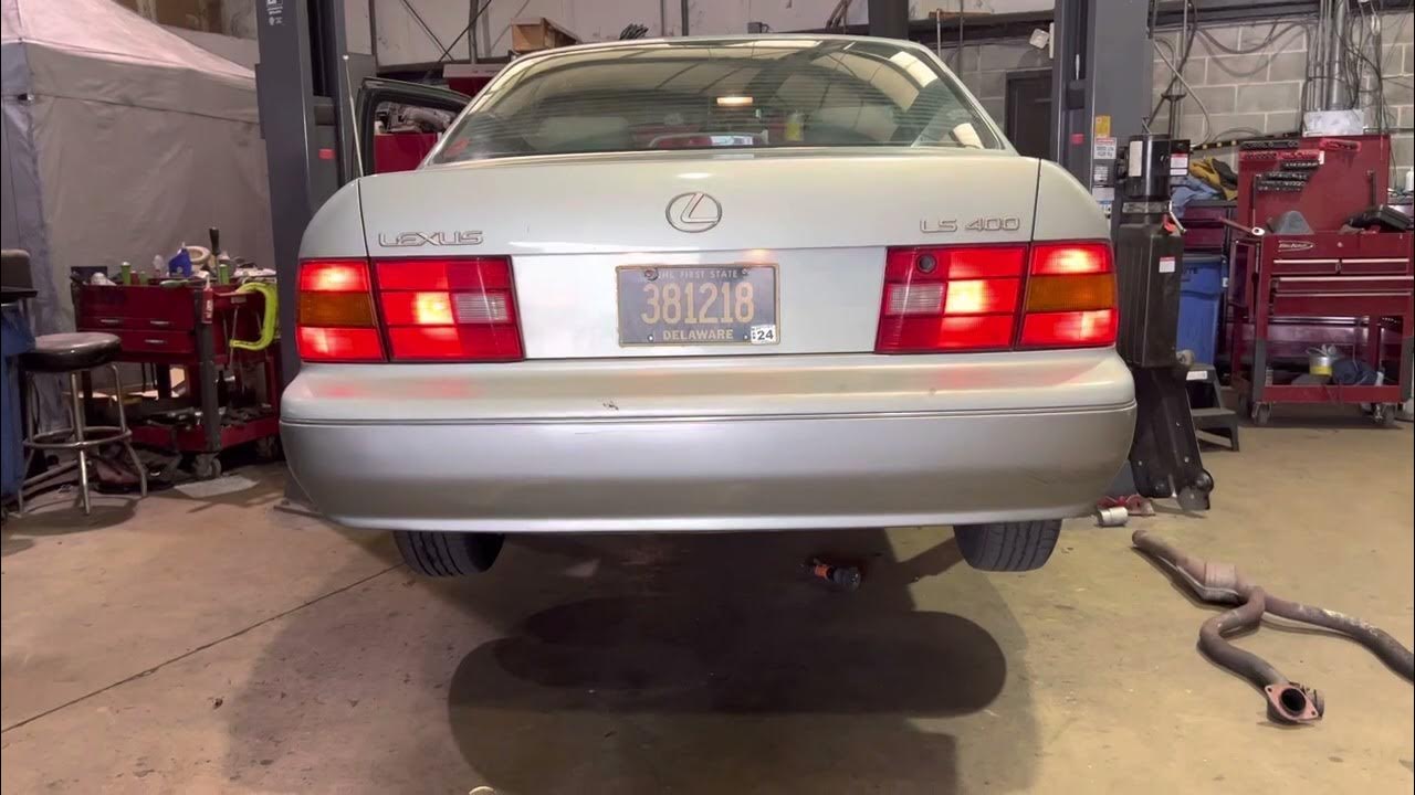 Lexus LS400 1UZ Muffler Delete YouTube