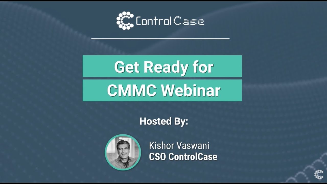 Webinar: CMMC Compliance Webinar | ControlCase - YouTube