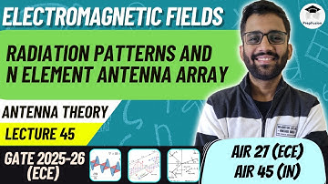 Radiation Patterns and N element Antenna Array || EMFT || ECE || PrepFusion || Himanshu Agarwal