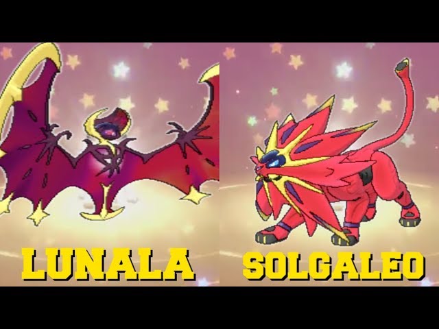 Shiny Necrozma, lunala and Solgaleo for Pokemon Sword and Shield + 3  Masterballs