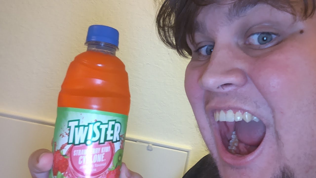 99 cent Tropicana Twister Strawberry Kiwi Cyclone review YouTube