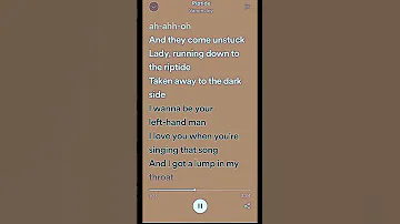 Riptide - Vance Joy (2022 recap song) (sped up lyrics) #shorts #vancejoy #riptide #2022 #recap