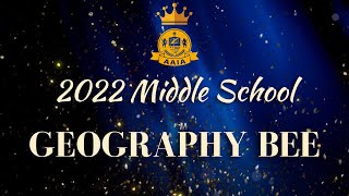 Athlete Statistics 2022 Middle School Geography Bee