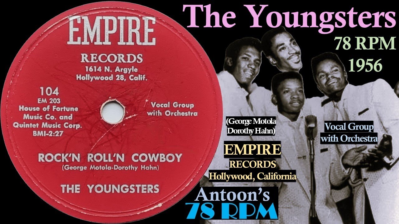ザ・ファーマーズ・ボーイズ 「ウィズ・ジーズ・ハンズ」　●激レア！！ The Youngsters | Rock'n Roll'n Cowboy | Empire 78 rpm | 1956 USA