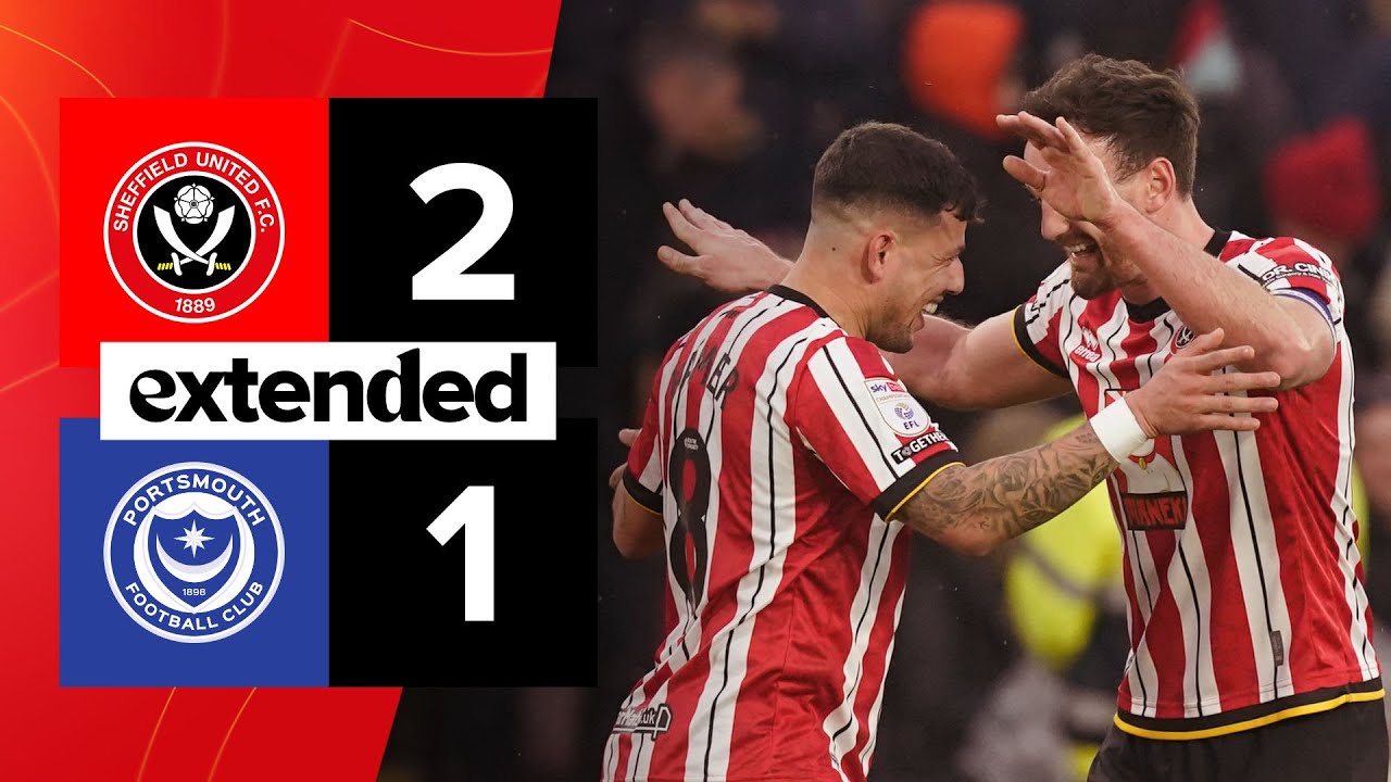 «Шеффилд Юнайтед» — «Портсмут» 2:1 | Расширенный обзор чемпионата Английской футбольной лиги