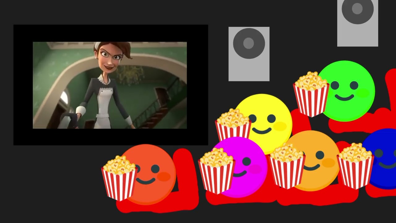 Kinemaster Emoji Adventure Show Going to the Cinemark Watch the "DUST BUDDIES"