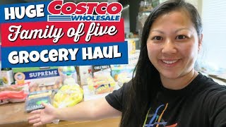 Huge $337 Family of Five Costco Haul | Grocery Haul