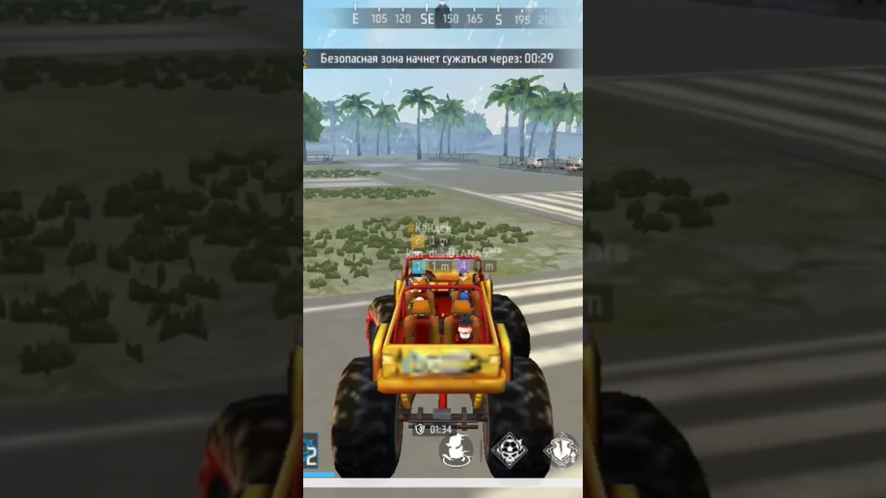 красный монстр трак🚜 | фри Фаер | free fire