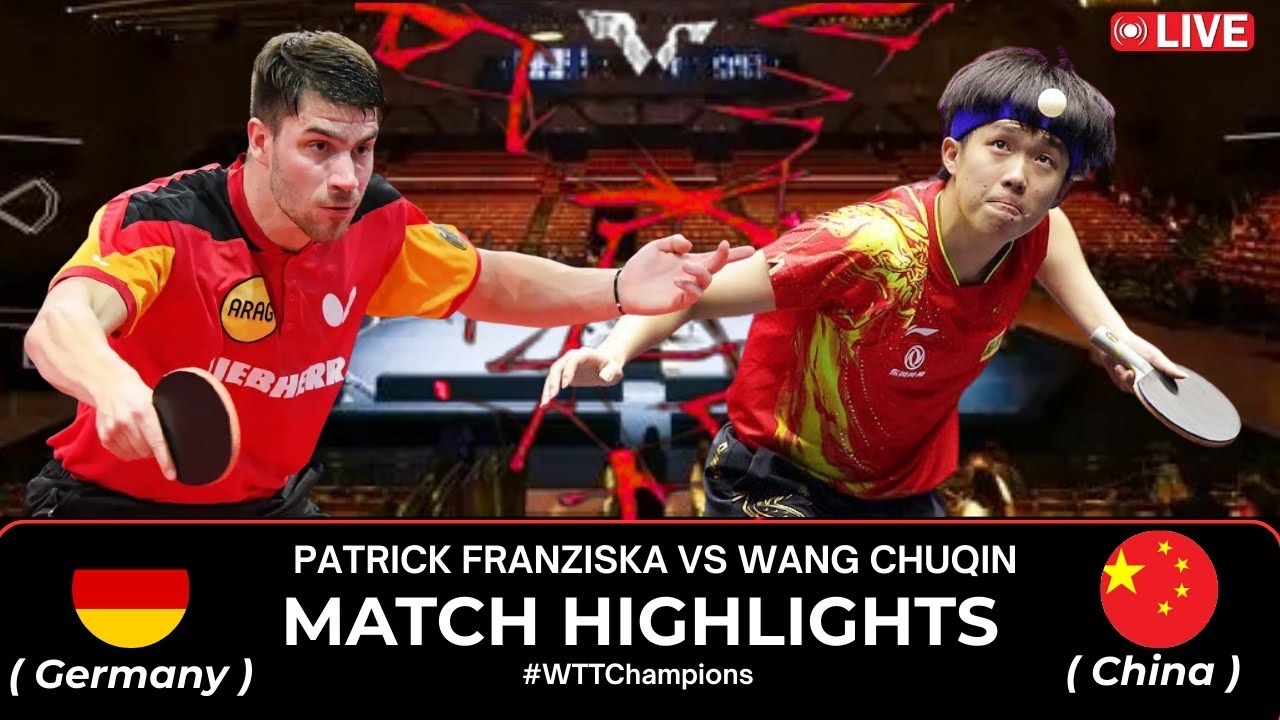 PATRICK FRANZISKA VS WANG CHUQIN | WTTChampions