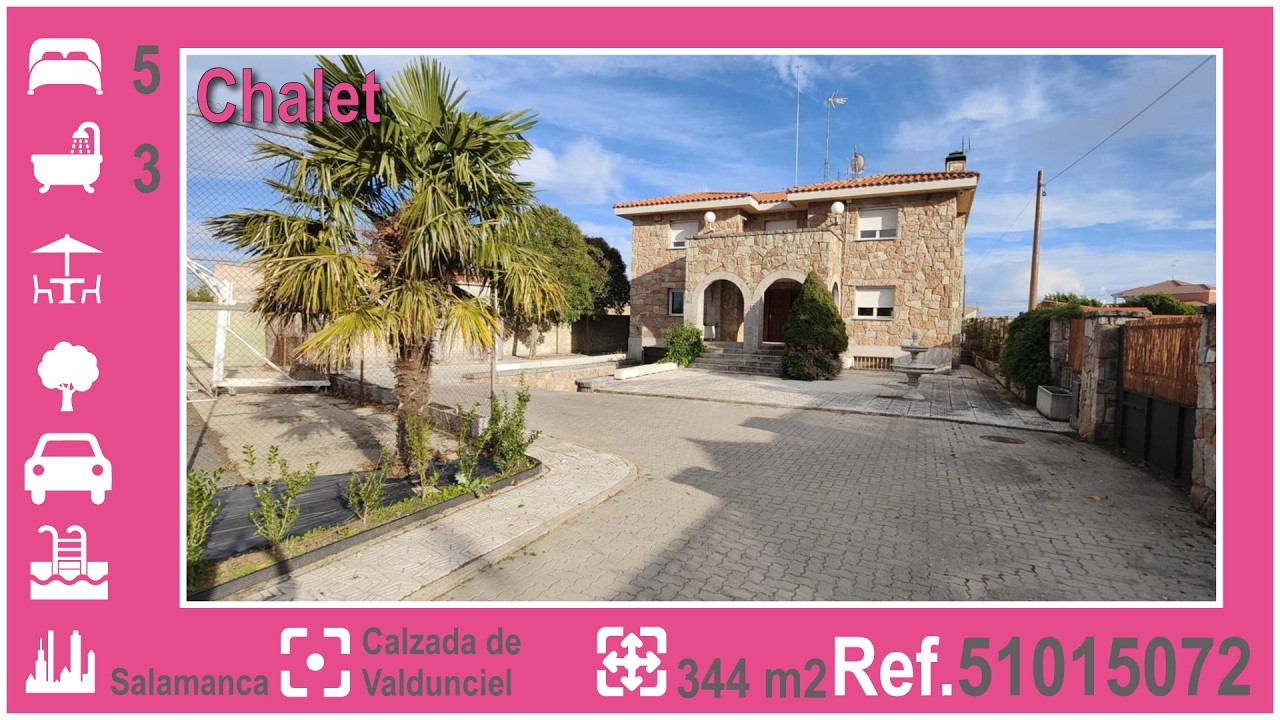 51015072 CHALET en VENTA en CALZADA DE VALDUNCIEL  Urbis te ofrece