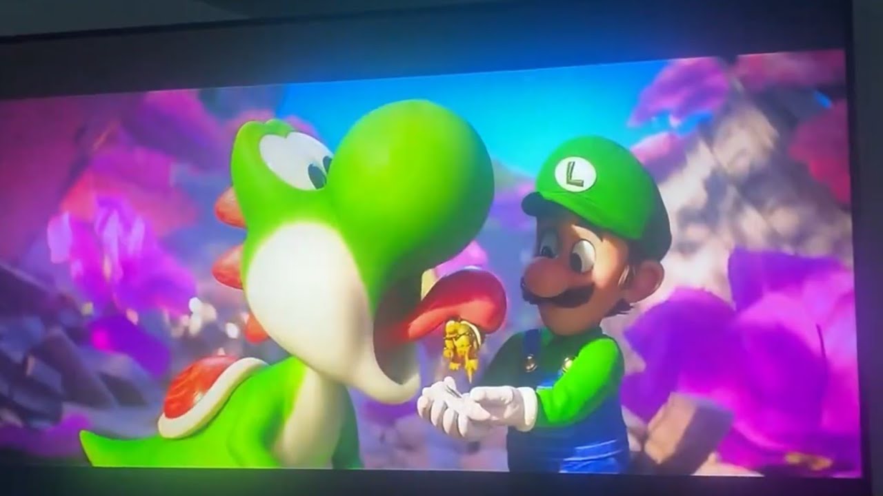 Yoshi Eats Tiny Bowser - The Super Mario Galaxy Movie New TV Spot - YouTube