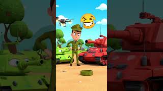 Morning Drill: Tank Training Gone Wrong #toytank #toybattle #animation