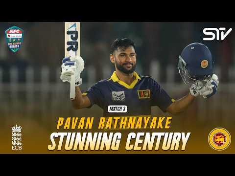 Pavan Rathnayake's Sensational Century Masterclass | Eng vs SL | ODI Tri-Series 2026 | M9S1H