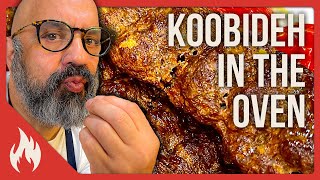 Koobideh Kabob in the Oven کباب کوبیده رستورانی در فِر با دستور انگلیسی