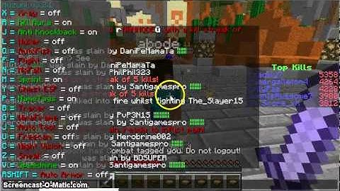 Huzuni Hacked Client Gameplay #1 With Voorny