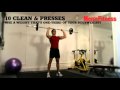 Clean &amp; press and pull-up workout challenge