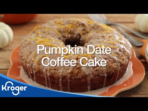 Pumpkin Date Coffee Cake │VIDEO │Kroger