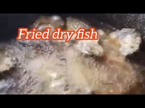 Fried crispy dry fish | Pinoy dish