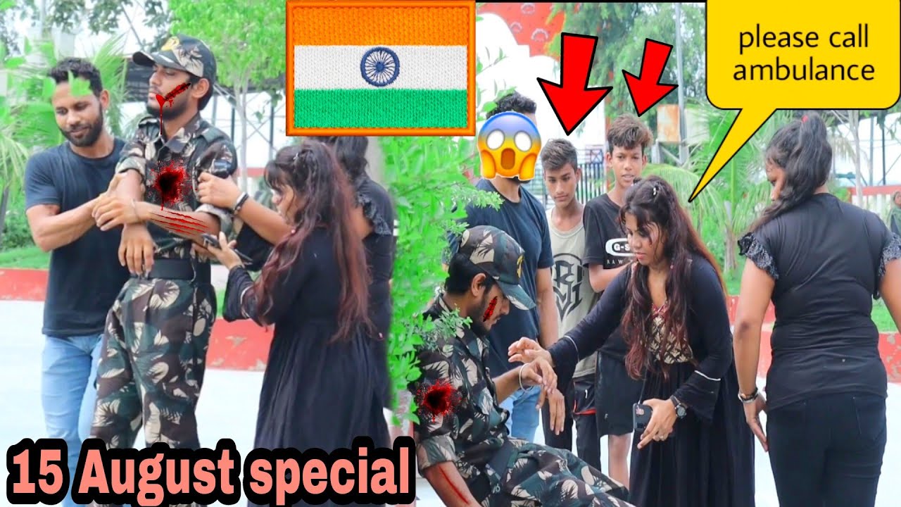 AN INJURED SOLDIER PEOPLE HELP OR NOT || A SOCIAL EXPERIMENT || ARMY PRANK IN INDIA || 