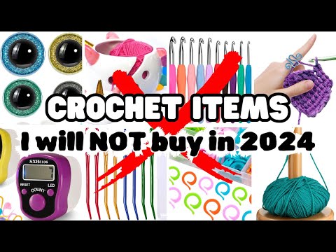 15 CROCHET ITEMS I Will NOT BUY in 2024 | Saving MONEY With CROCHET 🧶