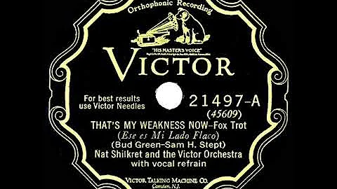1928 Nat Shilkret - That's My Weakness Now (Frank ...
